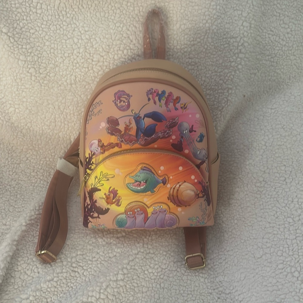 Disney Danielle Nicole Little Mermaid Under the Sea Collection Mini backpack